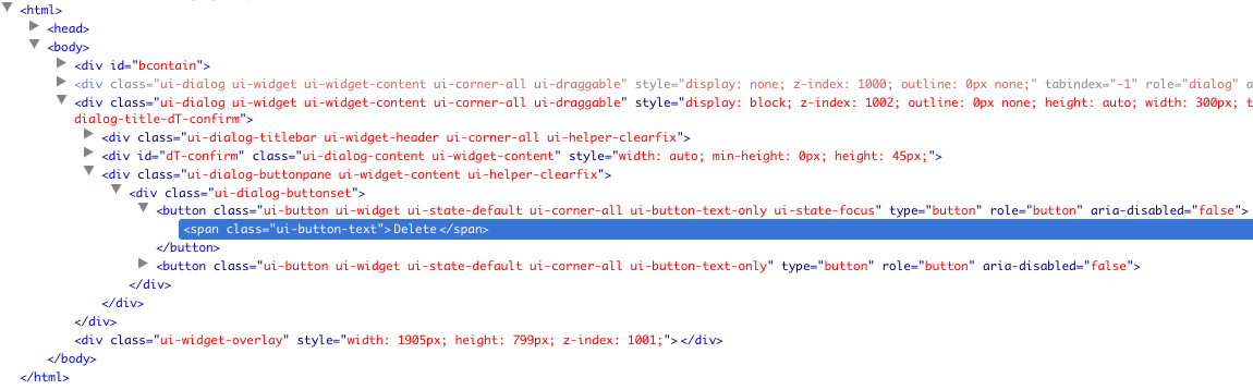 The text is Highlighted.