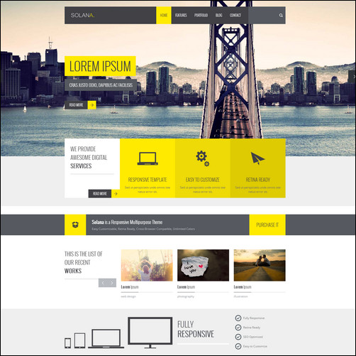 Solana - Responsive HTML5 Template