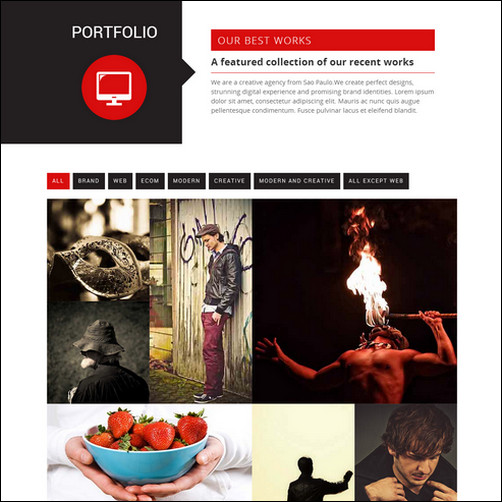REALM - Unique One Page Parallax Responsive HTML5