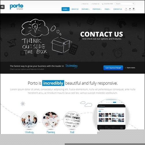 porto html5 templates
