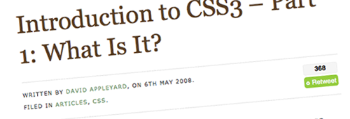 Introduction to CSS3
