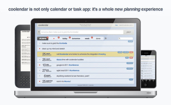 coolendar HTML5 Powered Web Applications: 19 Early Adopters