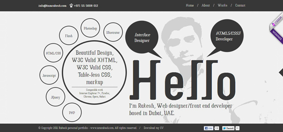 35 Fresh & Inspirational HTML5 Portfolio Websites