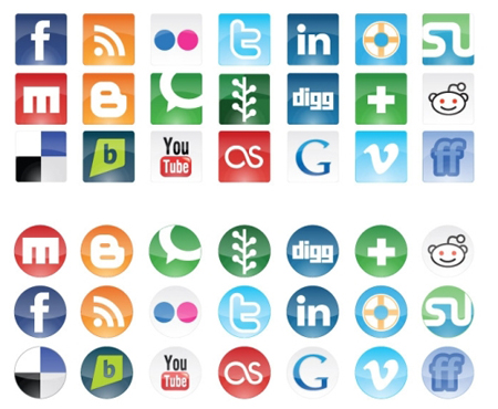 Icon set 1 Web Design Inspiration   10 Free Icon Sets