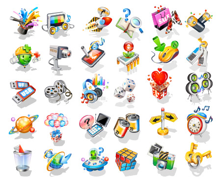 Icon set 2 Web Design Inspiration   10 Free Icon Sets