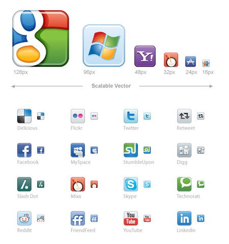 Icon set 41 Web Design Inspiration   10 Free Icon Sets