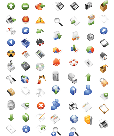 Icon set 5 Web Design Inspiration   10 Free Icon Sets