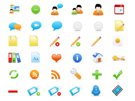 Icon set 6 Web Design Inspiration   10 Free Icon Sets