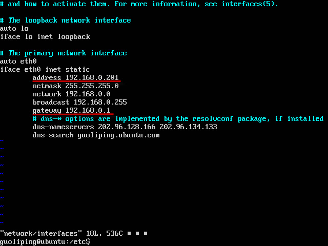 /etc/network/interfaces