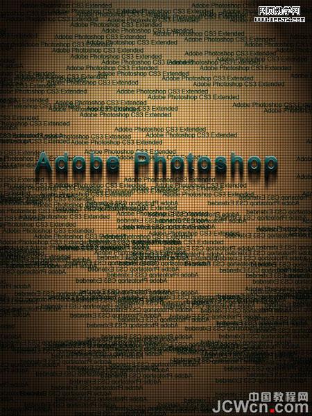 用Photoshop制作简洁的文字海报