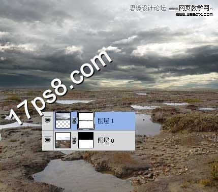 Photoshop合成沼泽城堡和城堡外的祭祀-网页教学网