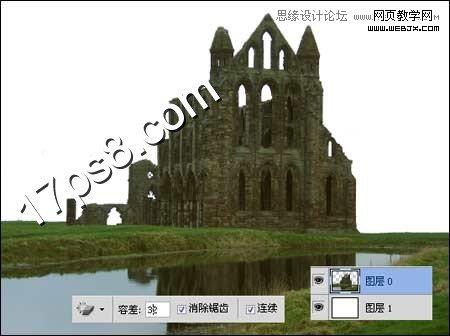 Photoshop合成沼泽城堡和城堡外的祭祀-网页教学网
