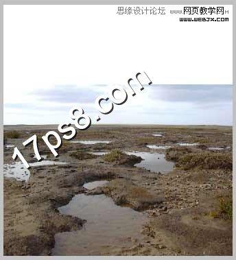 Photoshop合成沼泽城堡和城堡外的祭祀-网页教学网
