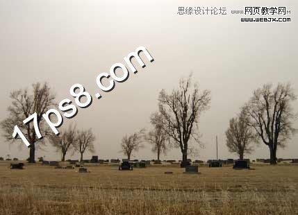 Photoshop合成沼泽城堡和城堡外的祭祀-网页教学网