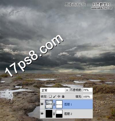 Photoshop合成沼泽城堡和城堡外的祭祀-网页教学网