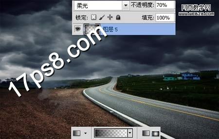 地狱骑士 电影海报 ps教程 滤镜 盖印层