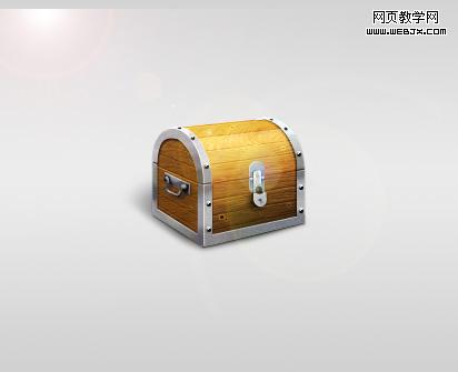 Photoshop制作一个古典的小木箱