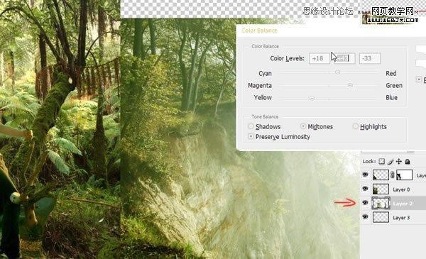 Photoshop合成悬崖边上奇幻的场景教程
