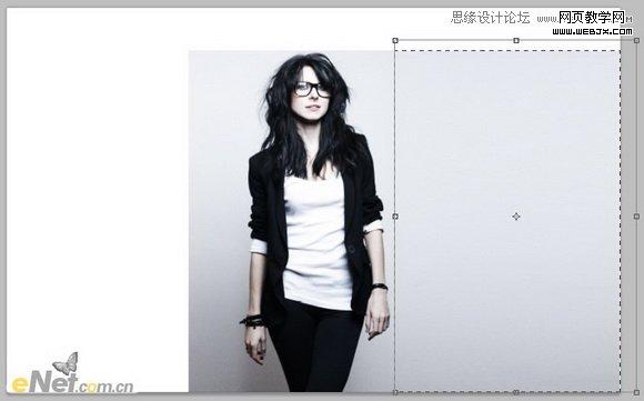 Photoshop打造柔美的红光潮流人物海报网页教学网
