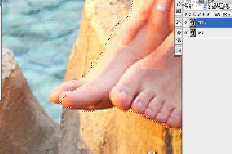 Photoshop用线性加深拉出漂亮的虚化背景
