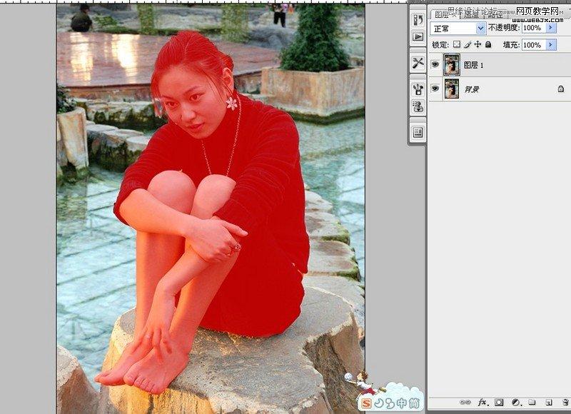 Photoshop用线性加深拉出漂亮的虚化背景