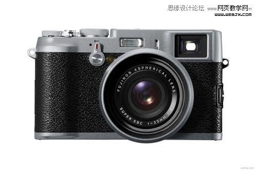 Photoshop制作逼真富士X100相机图标