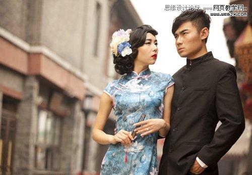 Photoshop后期用液化滤镜给照片变形人物修正