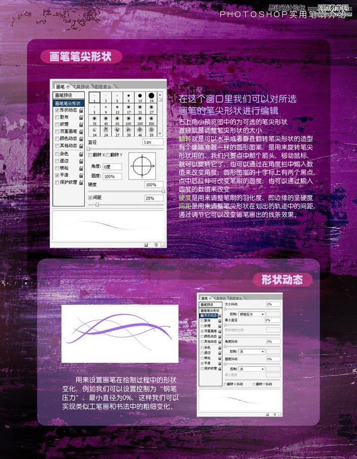 Photoshop详解绘画时画笔预设功能的设置