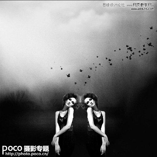 Photoshop给人像调出另类色插画效果场景