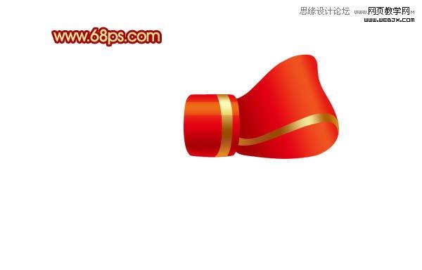 Photoshop绘制质感的红色蝴蝶结
