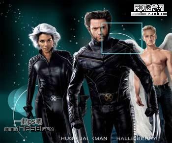 Photoshop制作X战警电影海报
