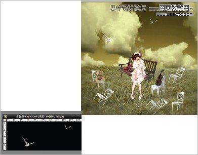Photoshop打造忧郁颓废的情感写真场景教程