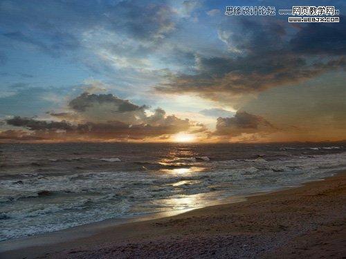 Photoshop调出外景人像复古的冷色调效果