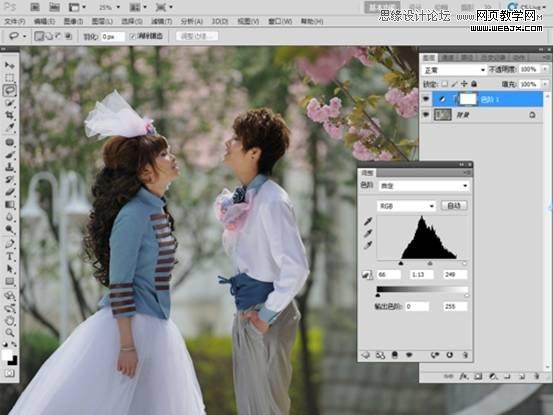 Photoshop调出灰蒙蒙照片清新暗角效果