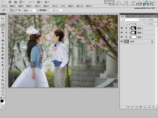Photoshop调出灰蒙蒙照片清新暗角效果