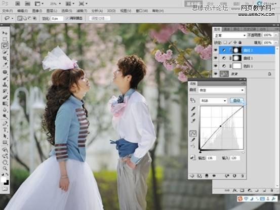 Photoshop调出灰蒙蒙照片清新暗角效果