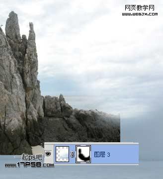 Photoshop合成迷雾江面泛舟的奇幻场景