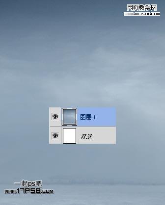 Photoshop合成迷雾江面泛舟的奇幻场景