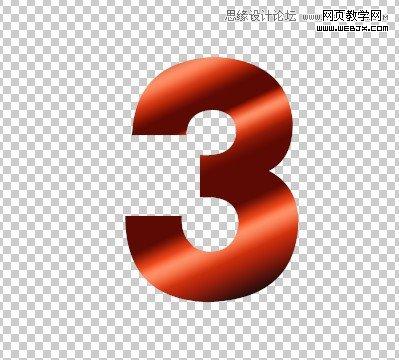 Photoshop制作立体质感3D花纹字效果