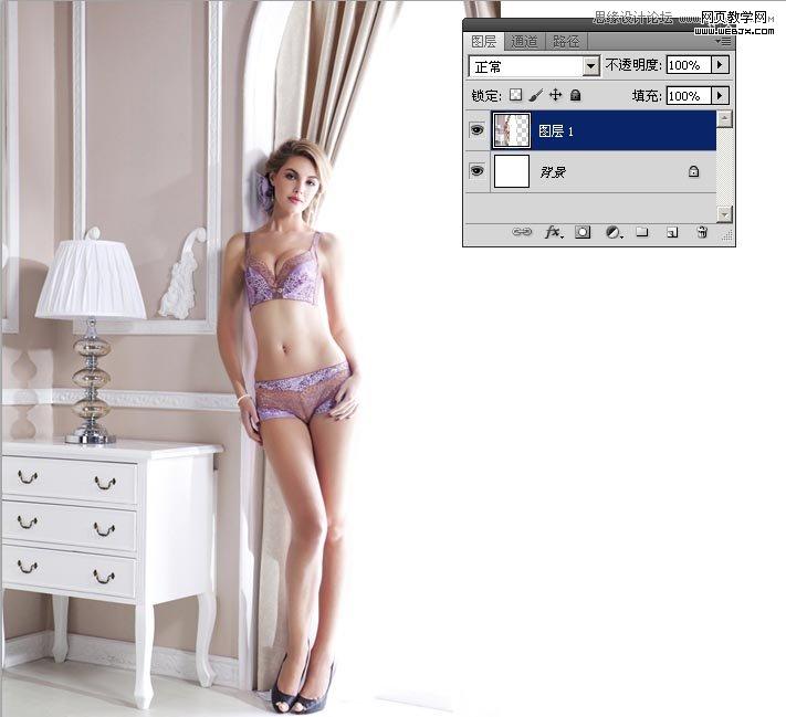 Photoshop CS5内容识别智能化缩放图片不变形