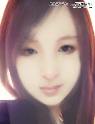 Photoshop调出漂亮MM照片童话风格手绘效果