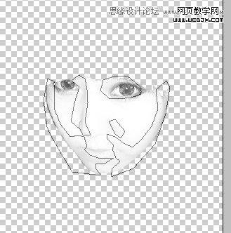 Photoshop给可爱女孩变成小丑
