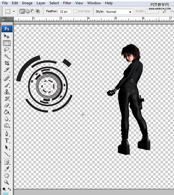 Photoshop合成绚丽的特级效果:Tron风格插画_webjx.com