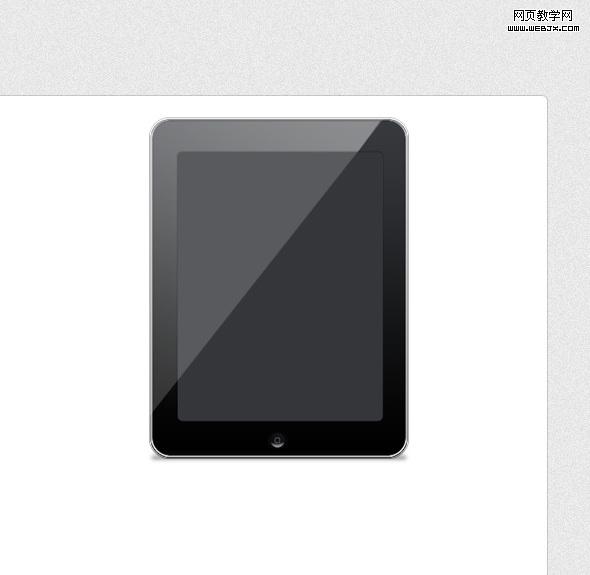 Photoshop网页制作教程:清爽的ipad页面_webjx.com