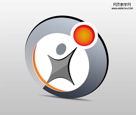 Photoshop钢笔自定义形状工具绘制慈善机构LOGO_webjx.com