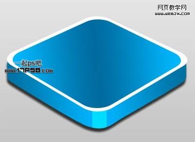 PS绘制高光质感的三维立体矢量喇叭图标_webjx.com