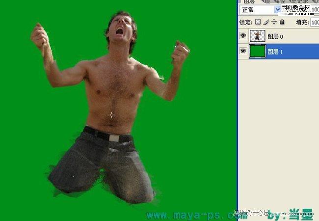 Photoshop相片合成教程:吓人的树妖_WEBJX.COM