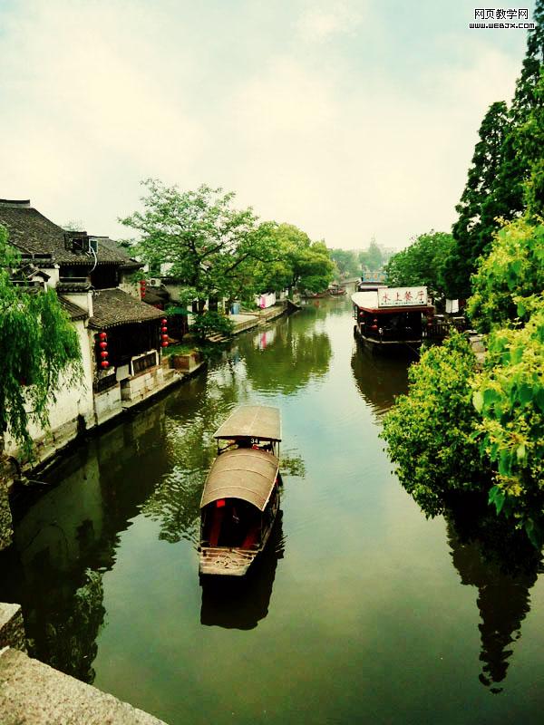 Photoshop风景图片教程:为图片添加蓝天白云_webjx.com