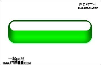 Photoshop图层样式简单绘制Download按钮_webjx.com