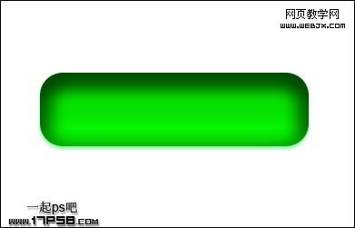 Photoshop图层样式简单绘制Download按钮_webjx.com